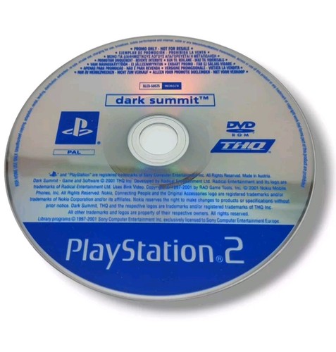 Dark summit ps2 pal - dark, promo